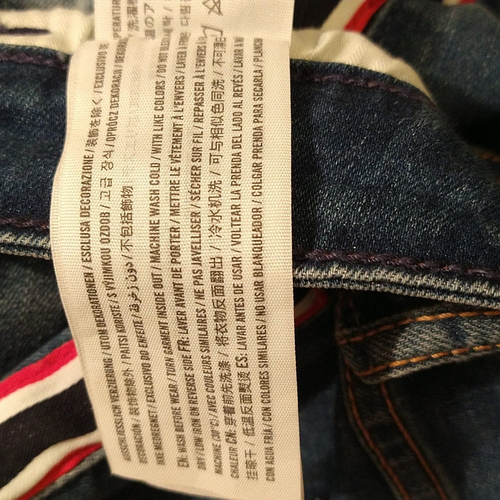 Hollister high rise crop super skinny jeans Sz 5 - Picture 8 of 8